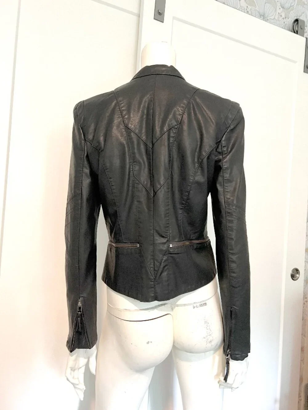 NWOT Blank NYC Faux Leather Zippered Jacket